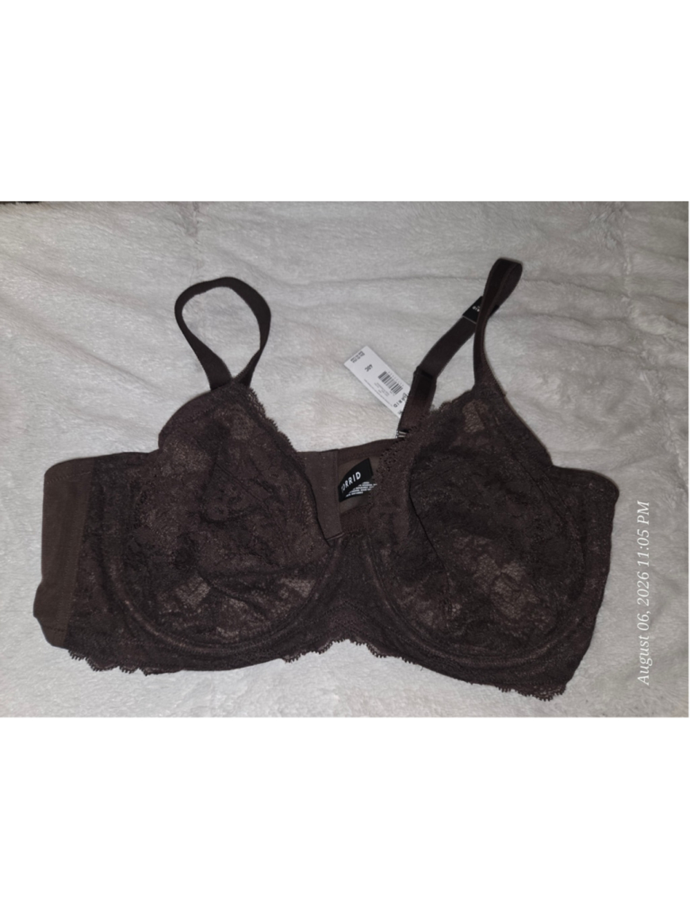 Women's Torrid Full Coverage Lace Bra 40C Brown
